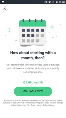 AVG Secure VPN android App screenshot 5